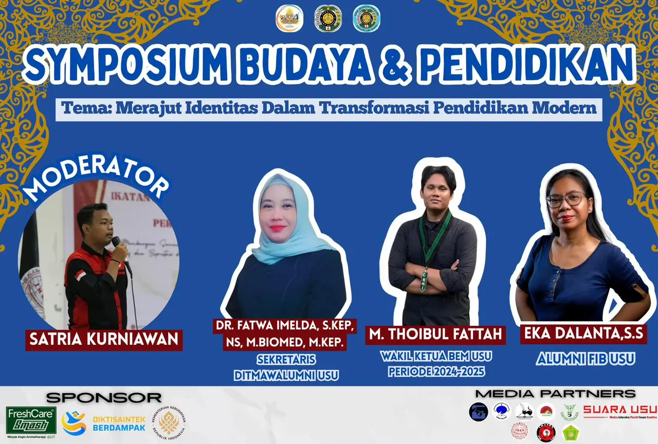 Symposium Budaya & Pendidikan Meriahkan Rangkaian PERSONI FIB USU 2026